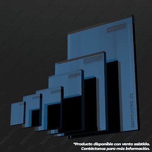 ACRILICO ESPEJO DEEP BLUE NOVO 1MM