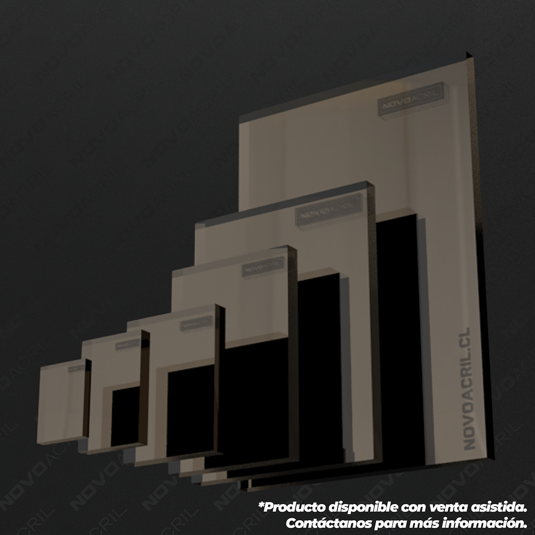 ACRILICO ESPEJO CARAMEL COFFE NOVO 1MM 1