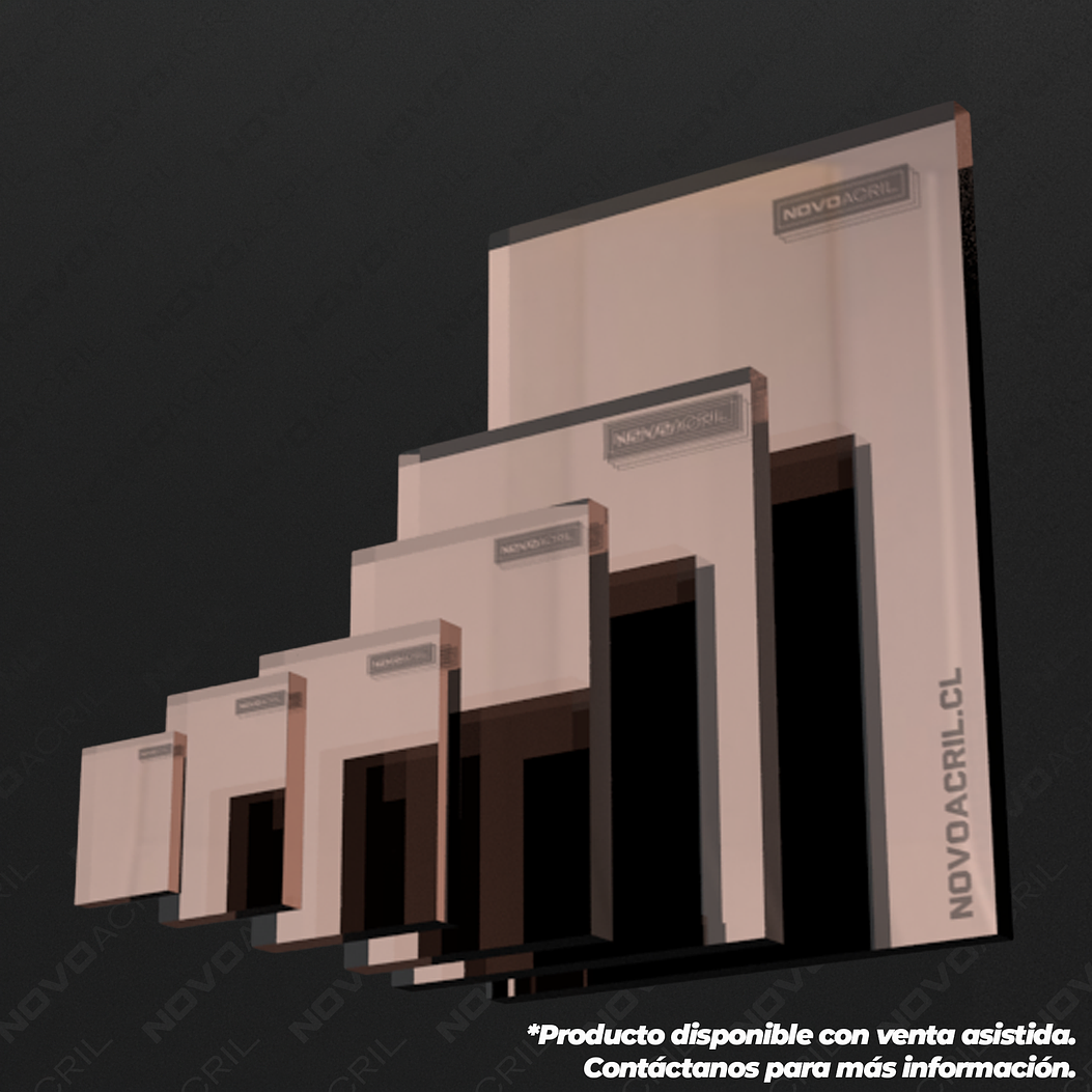 ACRILICO ESPEJO ROSE GOLD NOVO 1MM 1