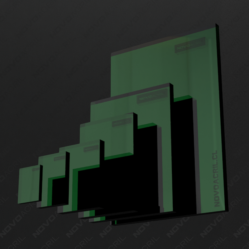 ACRILICO ESPEJO GREEN NOVO 3MM 1