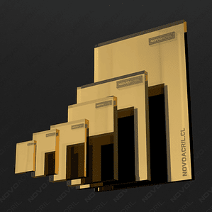 ACRILICO ESPEJO GOLD NOVO 2MM