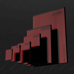 ACRILICO ESPEJO RED NOVO 2MM