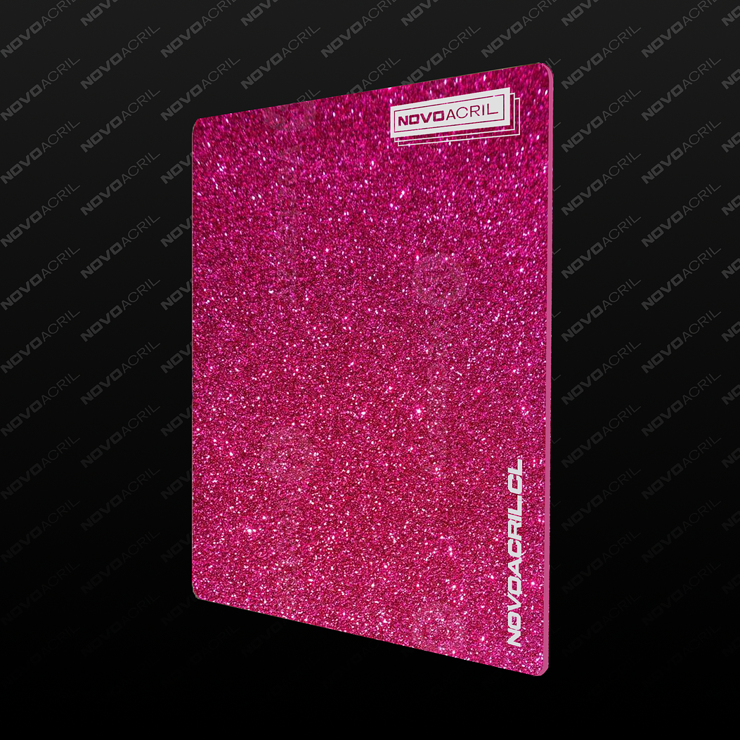 ACRILICO GLITTER PINK 1