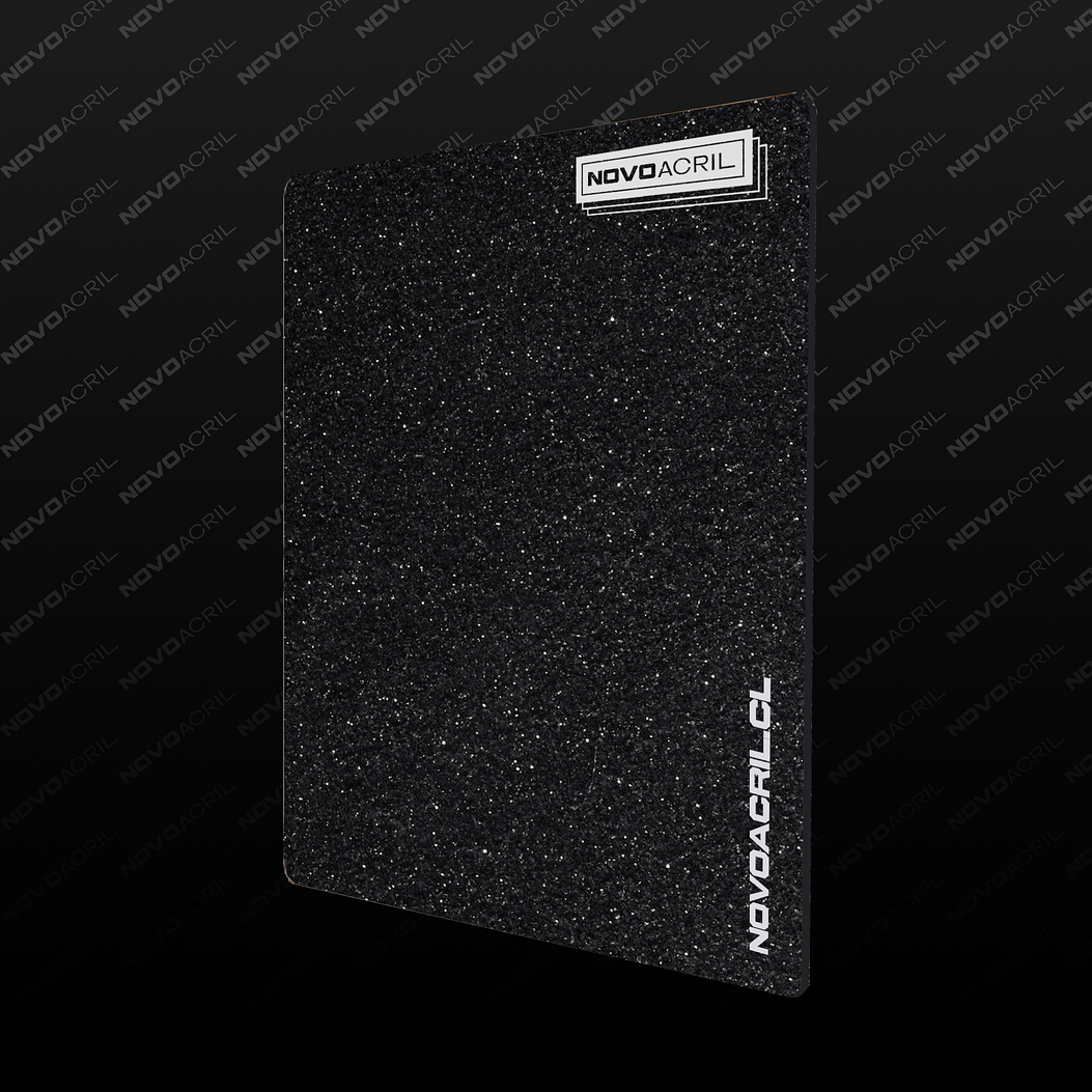 ACRILICO GLITTER BLACK 1