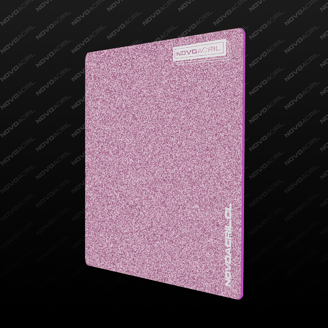 ACRILICO GLITTER LIGHT PINK - BICOLOR 1