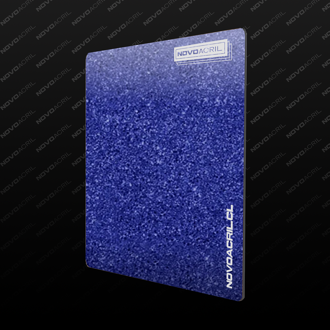 ACRILICO GLITTER BLUE NOVO 3MM  1