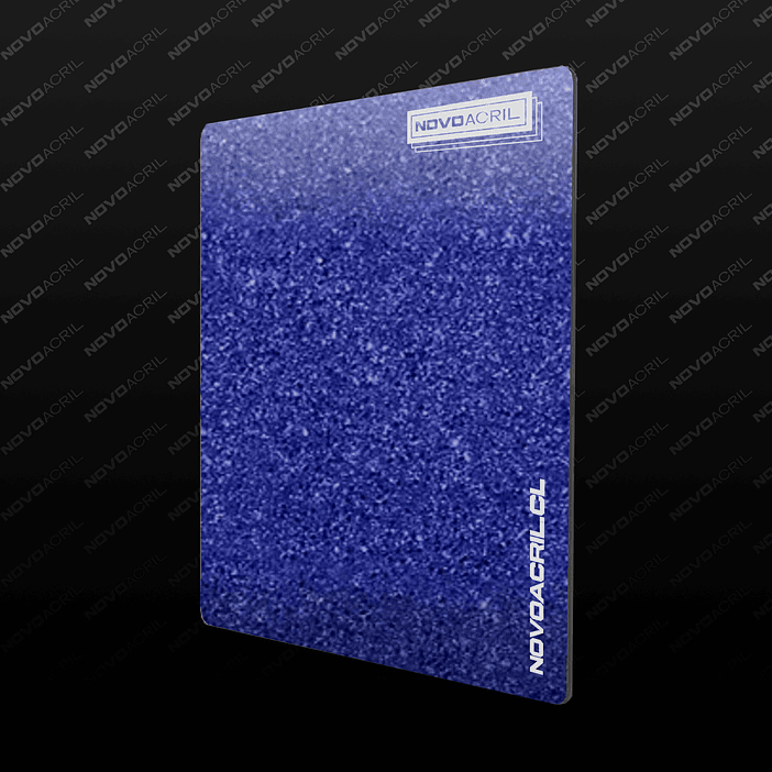 ACRILICO GLITTER BLUE NOVO 3MM  1