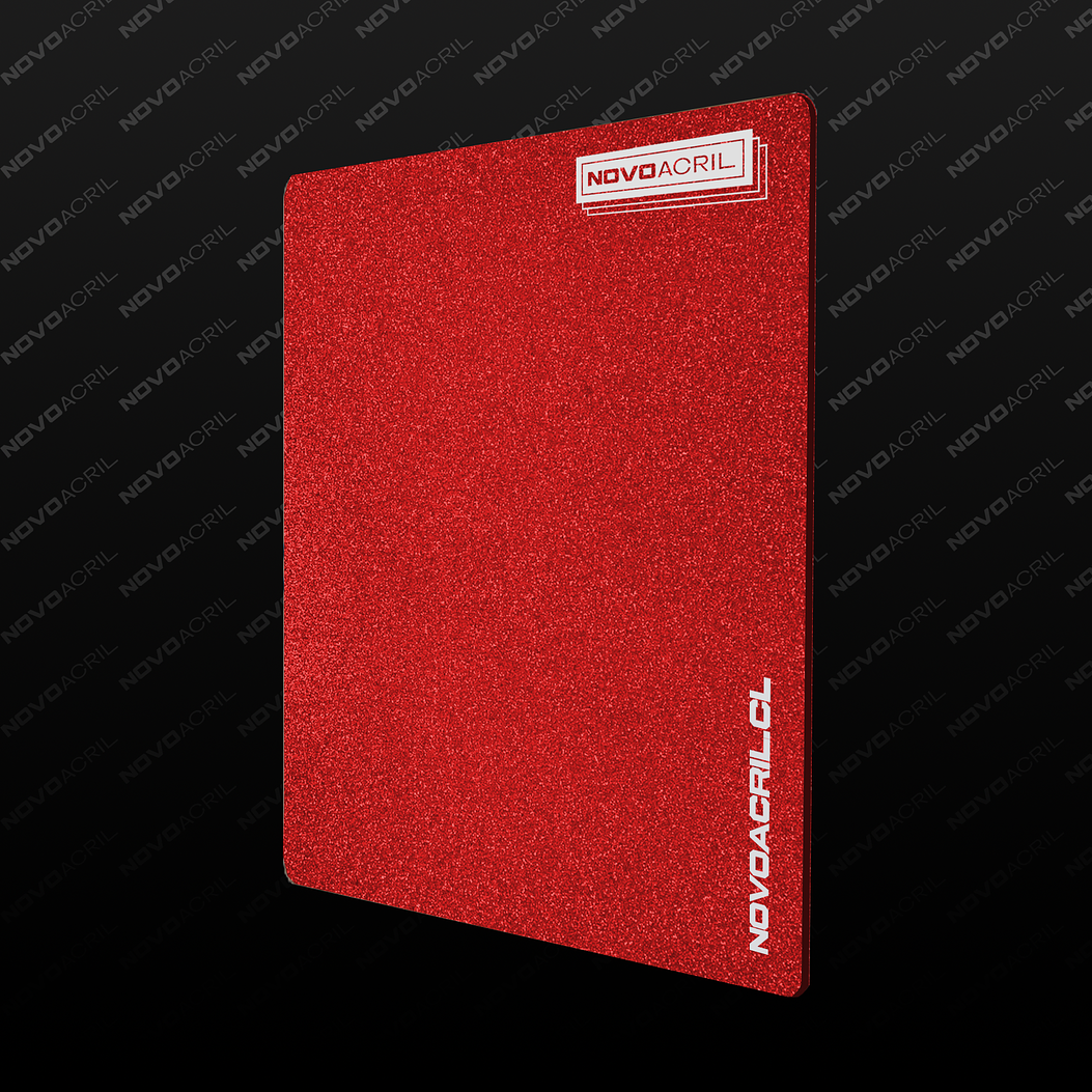 ACRILICO GLITTER RED NOVO 3MM 1