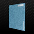 ACRILICO GLITTER CYAN NOVO 3MM