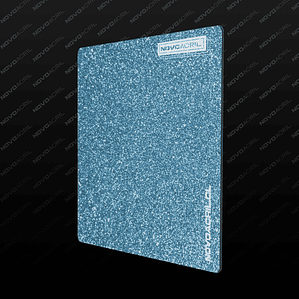 ACRILICO GLITTER CYAN NOVO 3MM