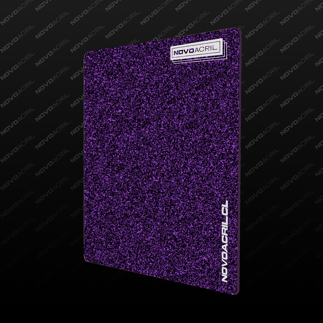 ACRILICO GLITTER PURPLE NOVO 3MM 1