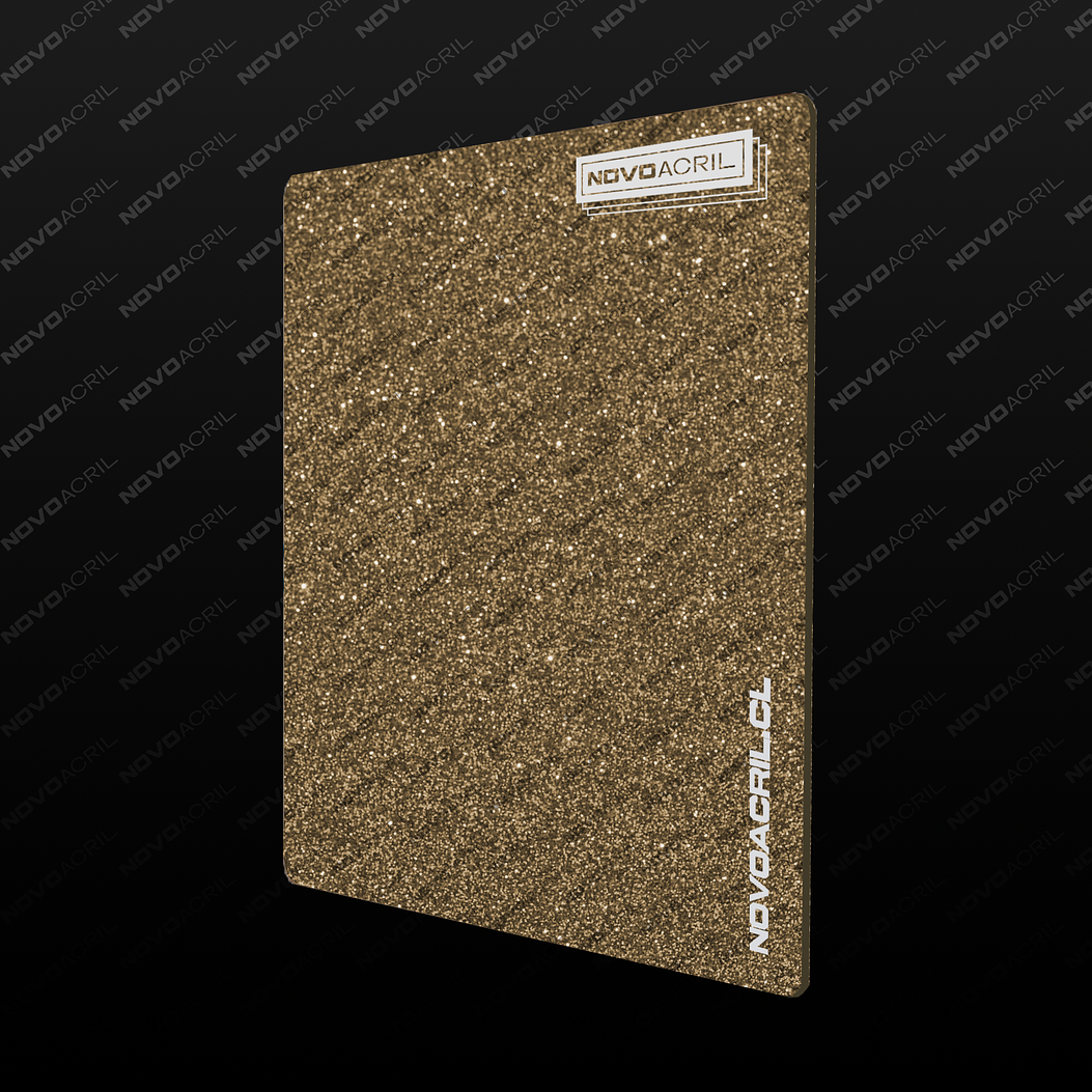 ACRILICO GLITTER CHAMPAGNE SOFT NOVO 3MM 1