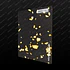 ACRILICO GLITTER FOIL GOLD CLEAR NOVO 3MM