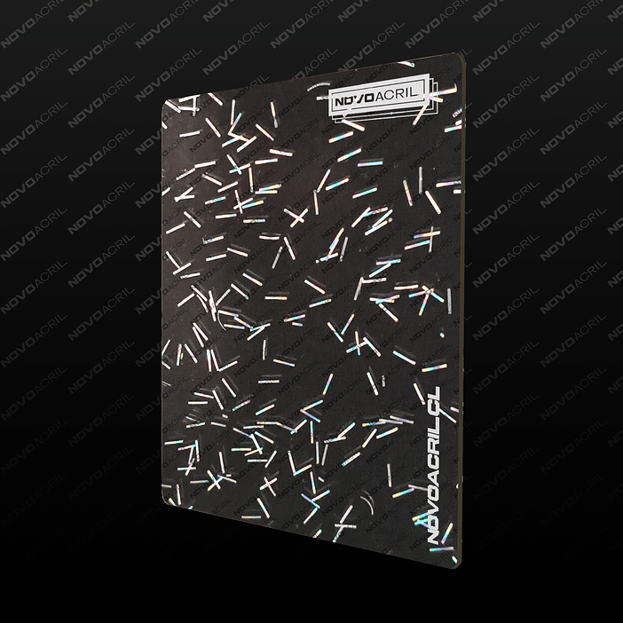 ACRILICO GLITTER CONFETTI RAINBOW CLEAR 1