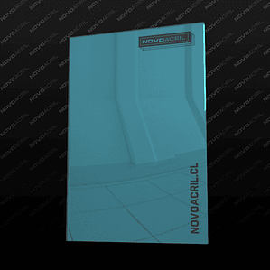 ACRILICO ESPEJO LIGHT BLUE