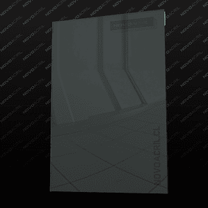 ACRILICO ESPEJO STEEL GRAY