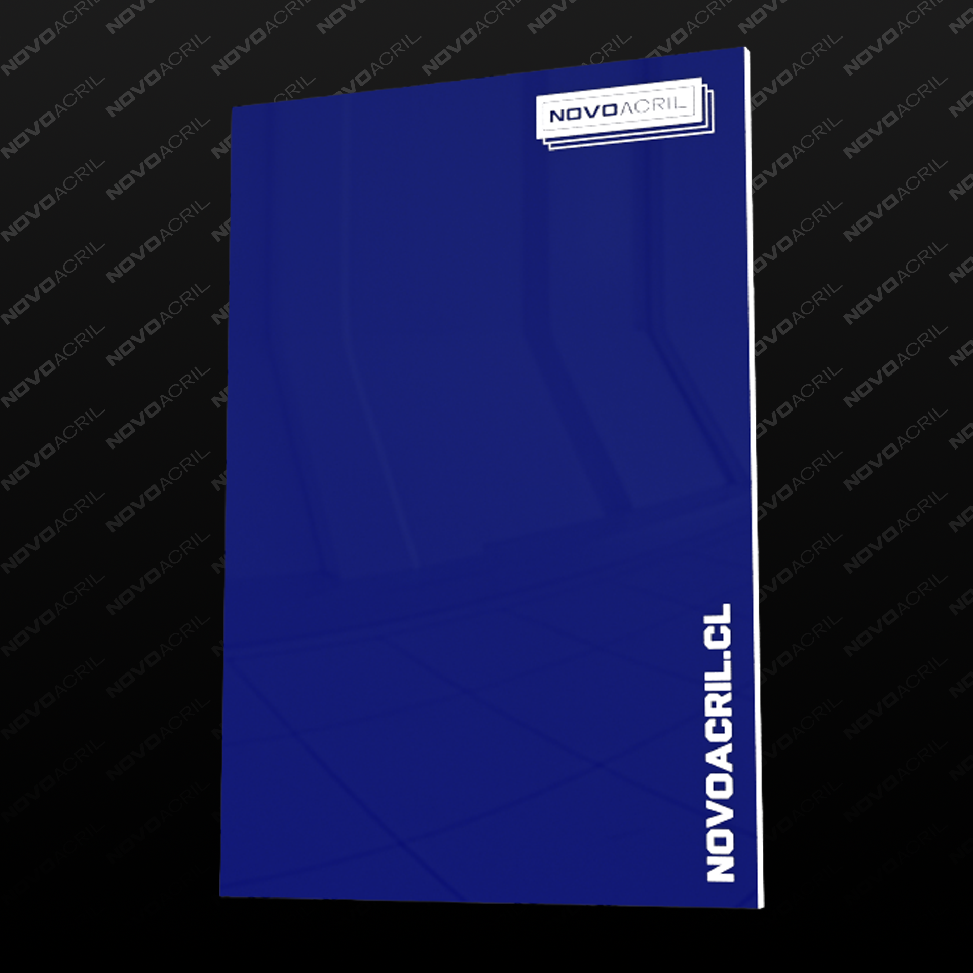 LAMICOID AZUL ELECTRICO SOBRE BLANCO LASER