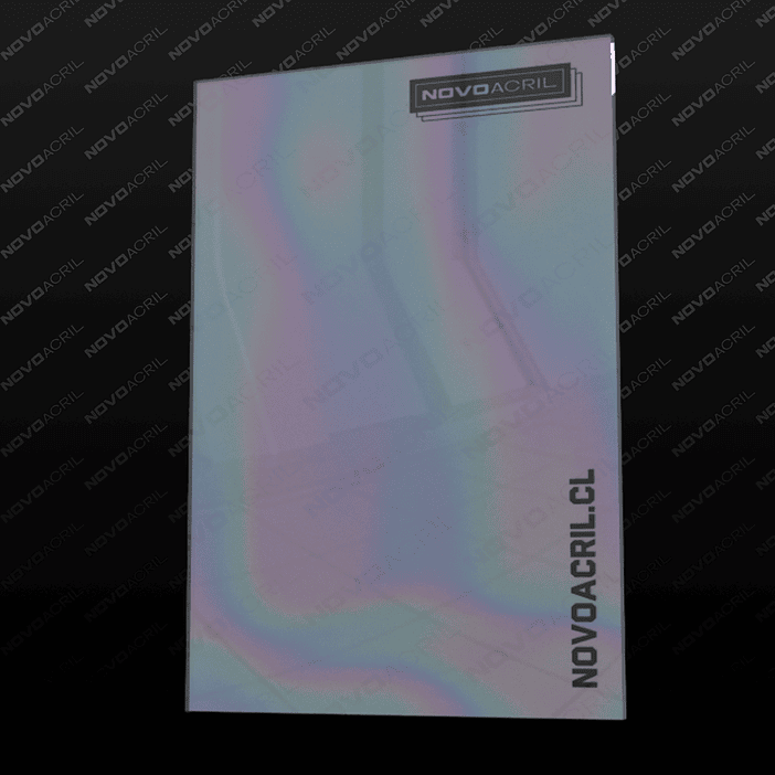 ACRILICO ESPEJO RAINBOW BLUE NOVO 3MM 1