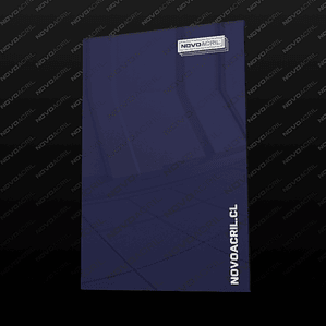 ACRILICO DESIGN CLEAR ELECTRIC BLUE 3MM