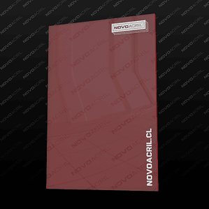 ACRILICO DESIGN CLEAR RED 3MM