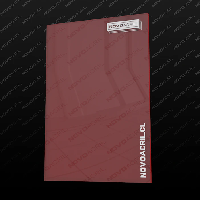 ACRILICO DESIGN CLEAR RED 3MM 1
