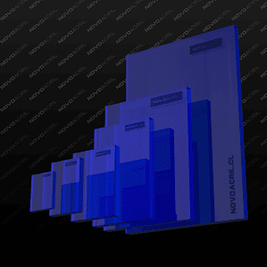 ACRILICO DESIGN CLEAR BLUE NOVO 3MM