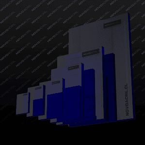 ACRILICO DESIGN CLEAR ELECTRIC BLUE NOVO 3MM