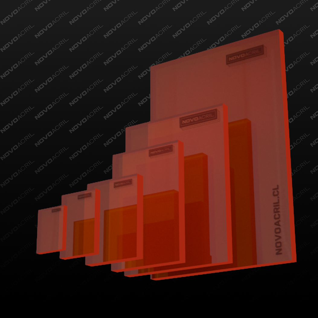 ACRILICO FLUORESCENTE AMBAR CLEAR NOVO 3MM 1