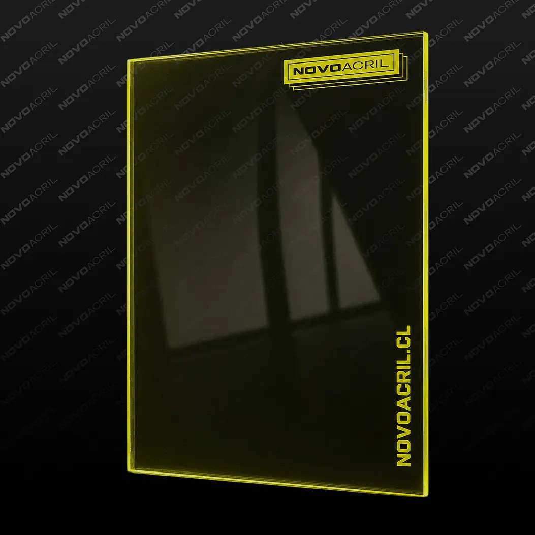 ACRILICO FLUORESCENTE YELLOW CLEAR NOVO 3MM 1
