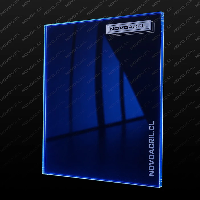 ACRILICO DESIGN CLEAR ELECTRIC BLUE NOVO 3MM 1