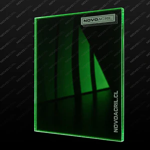 ACRILICO DESIGN CLEAR GREEN NOVO 3MM