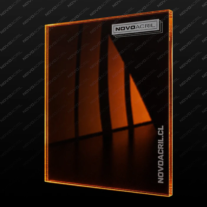 ACRILICO DESIGN CLEAR ORANGE NOVO 3MM 1
