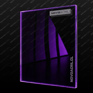 ACRILICO DESIGN CLEAR PURPLE NOVO 2MM