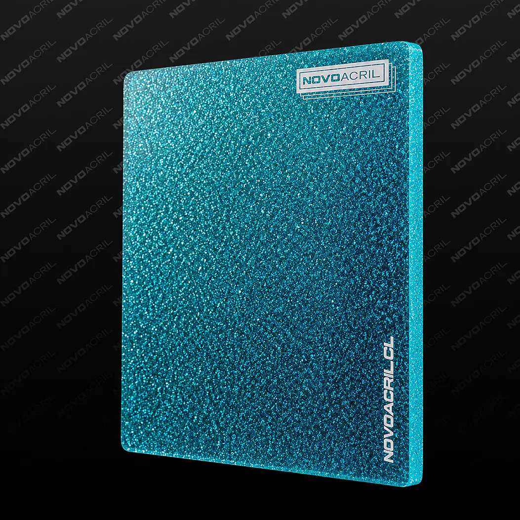 ACRILICO GLITTER CYAN NOVO 3MM 1