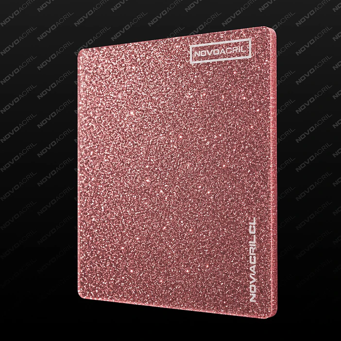 ACRILICO GLITTER ROSE SOFT NOVO 3MM 1