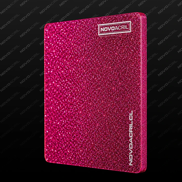 ACRILICO GLITTER PINK NOVO 3MM 1