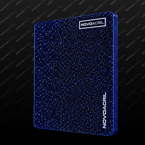 ACRILICO GLITTER MIDNIGHT BLUE NOVO 3MM