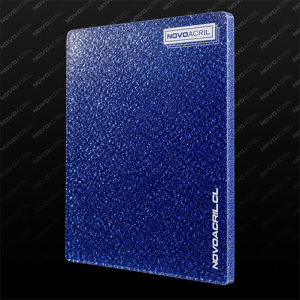 ACRILICO GLITTER BLUE NOVO 3MM  1