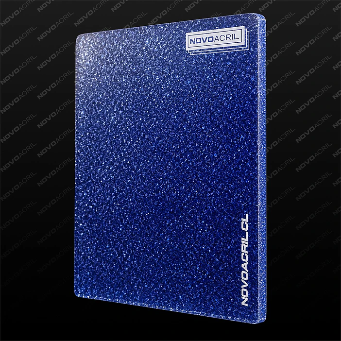 ACRILICO GLITTER BLUE NOVO 3MM  1