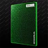 ACRILICO GLITTER GREEN NOVO 3MM
