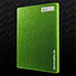 ACRILICO  GLITTER LIGHT GREEN NOVO 3MM