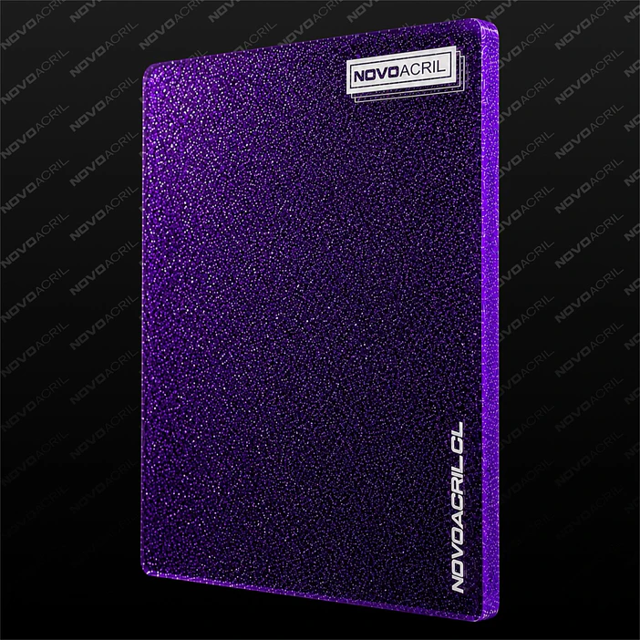 ACRILICO GLITTER PURPLE NOVO 3MM 1