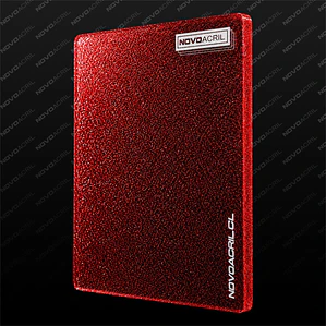 ACRILICO GLITTER RED NOVO 3MM