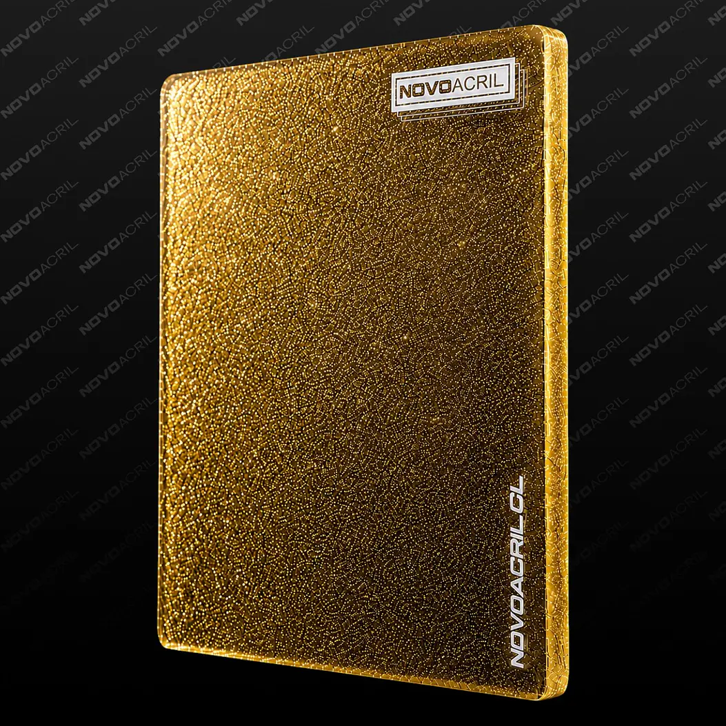 ACRILICO GLITTER GOLD NOVO 3MM 1