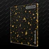ACRILICO GLITTER FOIL GOLD CLEAR NOVO 3MM