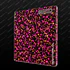 ACRILICO GLITTER CONFETTI  DOTS PINK GOLD NOVO 3MM