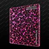 ACRILICO GLITTER CONFETTI FLAKE PINK NOVO 3MM