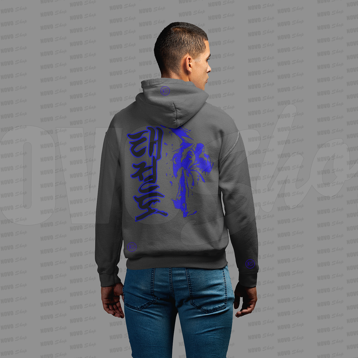 POLERON CANGURO GRIS  1