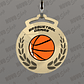 MEDALLAS BASQUETBOL - Miniatura 1