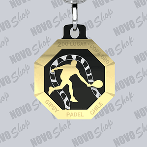 MEDALLA  GIPSY PADEL